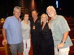 Kenny Jansen, Tim Watson, Georgette Lennon, and Rick Murrell at the Texas Troubadour Theatre